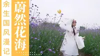 汉服小哥哥小姐姐淹没在花海【带着汉服去旅行】成都篇09蔚然花海