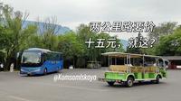 两公里路十五元 搭车游览少林寺｜郑州嵩山少林景区观光接驳车 少林寺—电瓶车停车场 全程POV