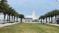 打卡汕尾金町湾超美的风帆礼堂，晚上夜景更漂亮