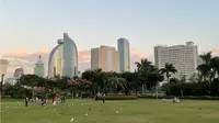漫步在厦门白鹭洲公园