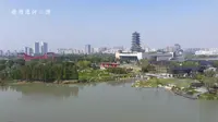 一镜到底航拍：扬州运河三湾景区+中国大运河博物馆