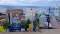 海南省_海口市:秀英区.西秀海滩公园美景，帆船帆板培训基地，逛公园.榜第二名。