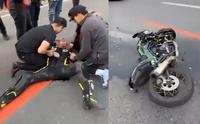 骑士当场人没，沈阳棋盘山摩托事故经过