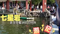 七星岩游记系列(从西门进)—穿过铁索桥到『喂鱼看鸟区』