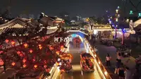 夜晚的河下古镇 才是真江南  淮安欢迎您