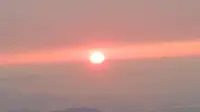 泰山海拔1574米日观峰日出全过程