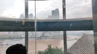 【重庆电梯#3】东水门长江大桥蒂森克虏伯观光梯