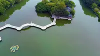 桂林榕湖九曲桥