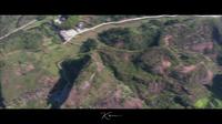 张家界红岩岭户外攀岩基地航拍