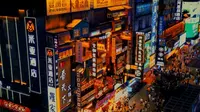 长沙黄兴广场夜景