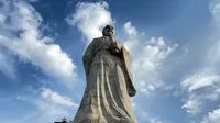 临汾·安泽荀子文化园荀子雕像