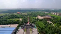 濮阳市张挥公园美景，绿化的很棒环境优美