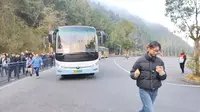 神仙居景区接驳车行走音(拍摄车辆:宇通C11E)