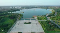 山东金乡县金水湖国家湿地公园美丽景色