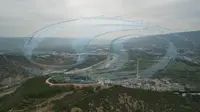 卦台山，又名伏羲画卦山，相传是伏羲当时创画八卦、演绎卦义的具体地点