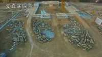 真实探索航拍汉江5：武当山遇真宫，整体抬升时，湖北十堰市武当山特区