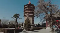 文峰塔 安阳天宁寺 河南游 登文峰塔 内部建造结构