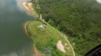 空中打卡恩平泉林黄金小镇