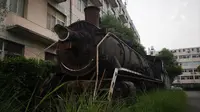【武汉蒸汽机车】探访硚口民族工业博物馆的上游型蒸汽机车-0759 刻满了岁月的痕迹