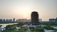 【航拍淄博】海岱楼钟书阁