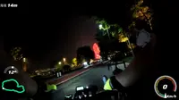 【夜骑】绍兴迪荡湖公园绕圈骑行第一人称视角 （1080p）