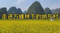 徒步万峰林下的纳灰村，这里被称为中国十大美丽乡村之一，太美了