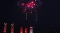 【4K】鄂尔多斯康巴什 五一 千架无人机表演全程