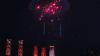 【4K】鄂尔多斯康巴什 五一 千架无人机表演全程