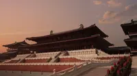 大明宫遗址公园 丹凤门遗址博物馆 科普性宣传片 现场录制