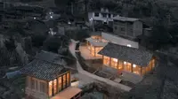 「福建上坪古村改造」书香水村，明水绕古村