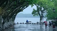 雨中的西湖孤山“最美转角”太治愈了