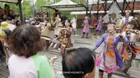 根河敖鲁古雅驯鹿之乡舞蹈表演
