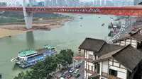 重庆戴家巷崖壁步道，山城最美的步道之一，可眺望江景直达洪崖洞！