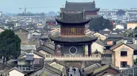 航拍巍山古城