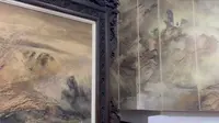 去看了砂石画军声画院