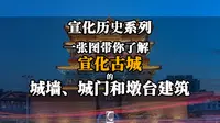 宣化历史系列-一张图带你了解宣化古城的城墙、城门和墩台建筑