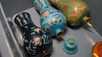 全国广电新媒体联盟海南行丨记者走进中国（海南）南海博物馆，带你看南海西北陆坡一二号沉船考古成果特展。 #盛世中华 大美中国