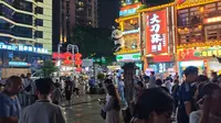 重庆，洪崖洞观景台，嘉陵江江景,2026.8.7