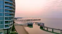 很多人说找不到北海北岸的海景观光栈道其实就在富丽华酒店后面d