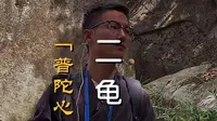 普陀山四大传说：二龟听法石。