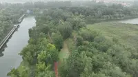 航拍山东滨州惠民县孙武古城(下)