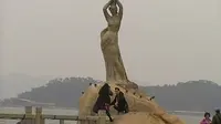 广东：珠海渔女雕像以及情侣路