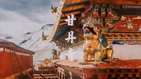 西藏｜拉萨三大寺之甘丹寺！宗喀巴大师亲建的天空之城。