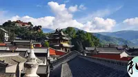 晋北游3大白塔五台山的标志.塔院寺留给后人的精神