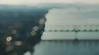 水边古城 襄阳临汉门