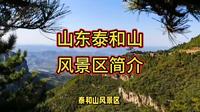 山东泰和山风景区简介