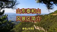 山东泰和山风景区简介