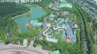 #航拍苏州 苏州乐园森林世界