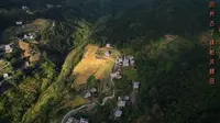 【Dji Air2s】十月金秋航拍广东高州市古丁镇柏河梯田
