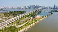 DJI MINI2 哈尔滨松花江滨州铁路桥